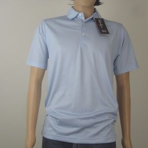 Walter Hagen Men's 11 Majors Polo Light Blue